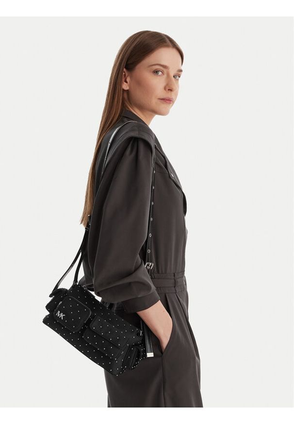 MICHAEL Michael Kors Torebka 32R6SM3C5C Czarny. Kolor: czarny. Materiał: skórzane