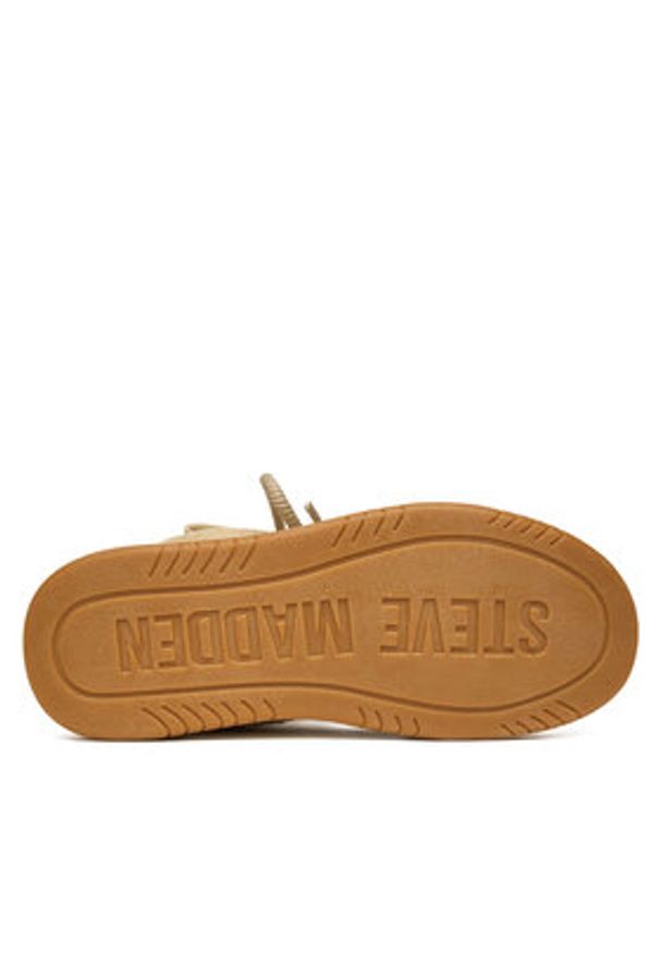 Steve Madden Sneakersy Boomer-F SM11003865 Beżowy. Kolor: beżowy. Materiał: skóra, zamsz