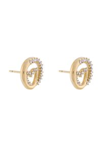 Guess Kolczyki JUBE05 528JW Złoty. Materiał: metalowe. Kolor: złoty