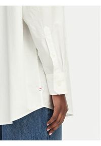 Tommy Jeans Koszula Essential DW0DW22936 Biały Oversize. Kolor: biały. Materiał: bawełna #4