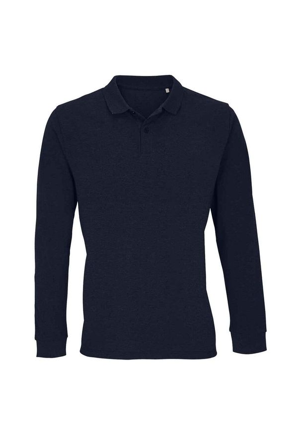 SOL'S - Koszulka Polo Z Długim Rękawem Dla Dorosłych Unisex Planet. Okazja: na co dzień. Typ kołnierza: polo. Kolor: niebieski. Długość rękawa: długi rękaw. Długość: długie. Styl: casual