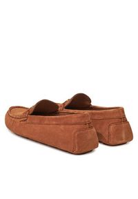 BOSS Mokasyny Roxanne 50548657 Brązowy. Kolor: brązowy. Materiał: zamsz, skóra #3