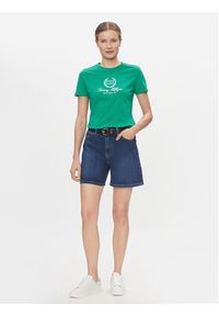 TOMMY HILFIGER - Tommy Hilfiger Szorty jeansowe Dnm Straight Short Rw Kai WW0WW41320 Niebieski Slim Fit. Kolor: niebieski. Materiał: bawełna, syntetyk #3