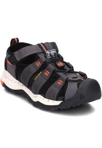 keen - Buty do chodzenia dla dzieci Keen Newport H2 Y. Zapięcie: rzepy. Kolor: czarny, pomarańczowy, wielokolorowy. Materiał: syntetyk, tkanina, materiał. Sezon: lato