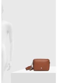 U.S. Polo Assn. torebka kolor brązowy. Kolor: brązowy. Rodzaj torebki: na ramię #3