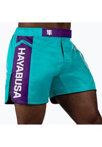 HAYABUSA - Spodenki treningowe męskie Hayabusa Icon Mid-Thigh MMA. Kolor: niebieski