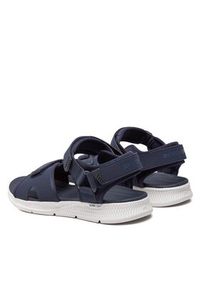 skechers - Skechers Sandały Go Consistent Sandal-Tributary 229097/NVBK Granatowy. Kolor: niebieski. Materiał: skóra #4