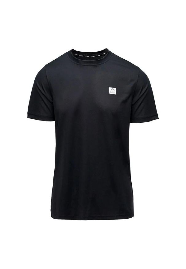 Elbrus - Męska Koszulka Z Krótkim Rękawem Daven. Kolor: czarny. Długość rękawa: krótki rękaw. Długość: krótkie. Sport: turystyka piesza