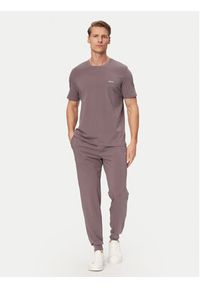 BOSS T-Shirt Mix&Match 50515312 Fioletowy Regular Fit. Kolor: fioletowy. Materiał: bawełna #4