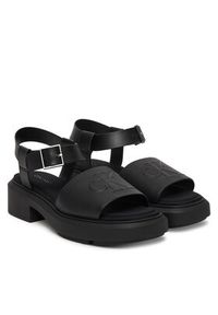 Calvin Klein Sandały Chunky Sandal Lth Mg HW0HW03131 Czarny. Kolor: czarny. Materiał: skóra #6