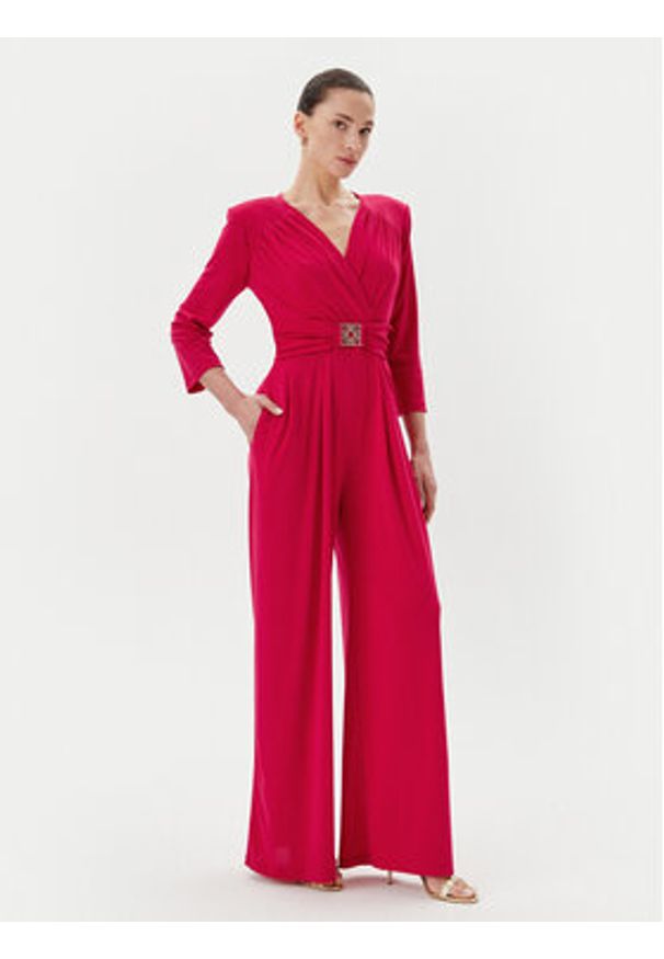 Rinascimento Kombinezon CFC0123772003 Różowy Regular Fit. Kolor: różowy. Materiał: syntetyk