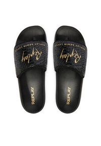 Replay - REPLAY Klapki GWF1H .000.C0036S Czarny. Kolor: czarny. Materiał: syntetyk #3