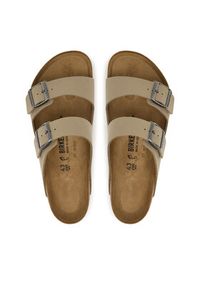 Birkenstock Klapki Arizona 1032830 Khaki. Kolor: brązowy. Materiał: skóra #5