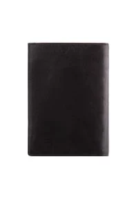 Wittchen - Duży portfel męski mieszczący dowód rejestracyjny czarny. Kolor: czarny. Materiał: skóra