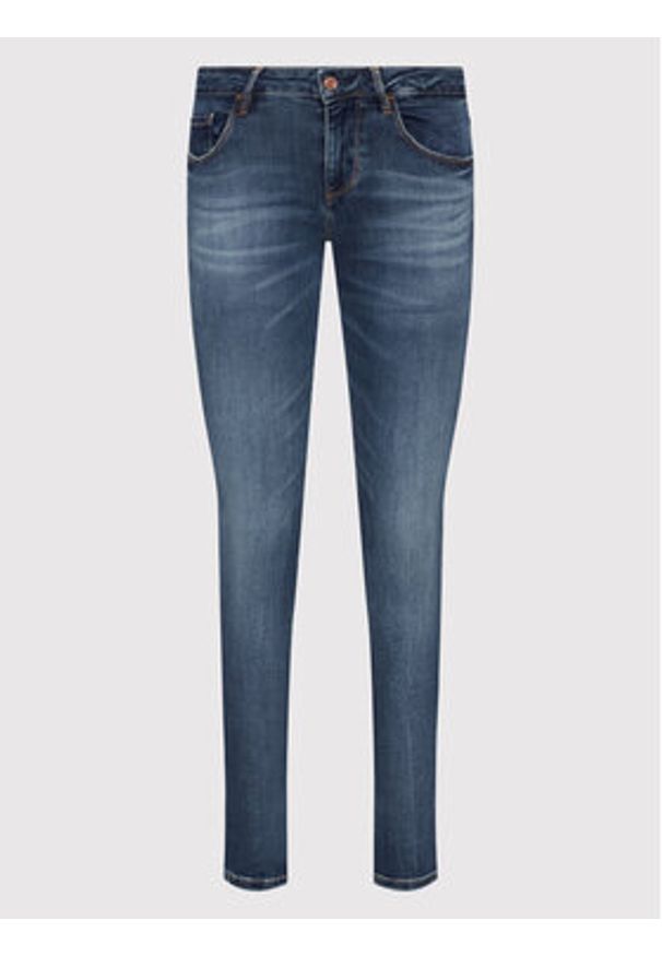 Guess Jeansy Annette W2YA99 D4Q02 Niebieski Skinny Fit. Kolor: niebieski