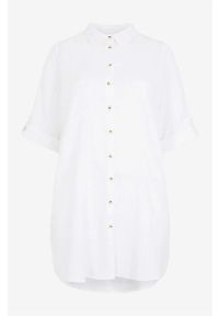 Zhenzi - Koszula Teelar. Kolor: biały. Długość: długie