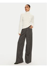 Liu Jo Golf WF4363 MA49P Écru Regular Fit. Typ kołnierza: golf. Materiał: syntetyk #3