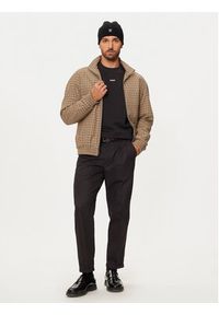 Hugo Bluza Dapocrew 50525892 Czarny Relaxed Fit. Kolor: czarny. Materiał: bawełna