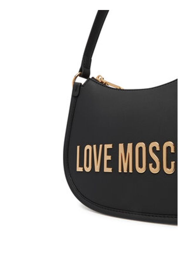 Love Moschino - LOVE MOSCHINO Torebka JC4027PP1NKD0000 Czarny. Kolor: czarny. Materiał: skórzane