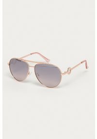 Guess - Okulary przeciwsłoneczne GF0364 28U. Kolor: różowy #1