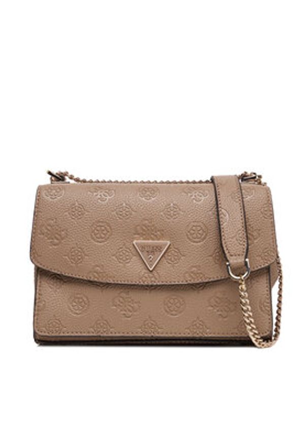 Guess Torebka Cresidia II HWPD98 88210 Beżowy. Kolor: beżowy. Materiał: skórzane