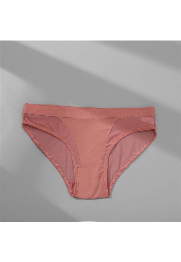 Intica - Figi z siateczki przewiewne i elastyczne Etsuyo. Kolor: beżowy. Materiał: tkanina