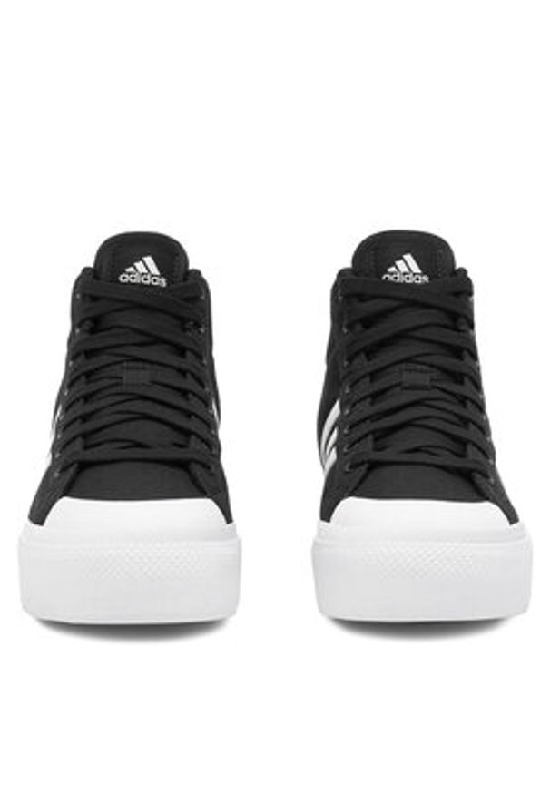 Adidas - adidas Sneakersy Bravada 2.0 Mid Platform IE2317 Czarny. Kolor: czarny. Materiał: materiał. Obcas: na platformie