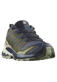 salomon - Buty do biegania męskie Salomon Xa Pro 3d V9. Zapięcie: sznurówki. Kolor: wielokolorowy, szary, czarny, brązowy. Materiał: materiał, syntetyk. Szerokość cholewki: normalna