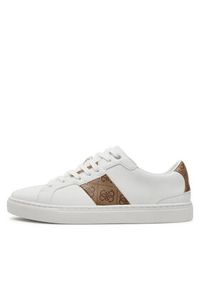 Guess Sneakersy FMTTOG ELL12 Biały. Kolor: biały. Materiał: skóra