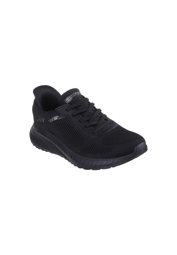 skechers - Buty sportowe Sneakersy damskie, Slip-Ins: Sport Squad Chaos - Current Muse. Kolor: czarny. Model: Skechers Sport. Sport: turystyka piesza