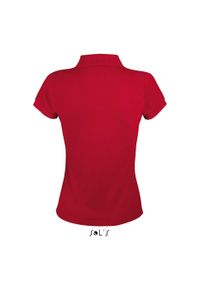 SOL'S - Damska koszulka polo Sol's Prime. Typ kołnierza: polo. Kolor: czerwony. Styl: elegancki #2