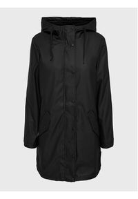 only - ONLY Kurtka przeciwdeszczowa Sally 15206116 Czarny Regular Fit. Kolor: czarny. Materiał: syntetyk #4
