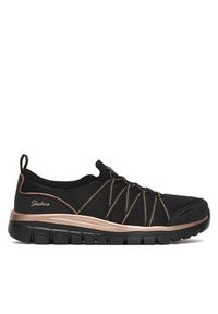 skechers - Skechers Sneakersy Graceful 100888/BKRG Czarny. Kolor: czarny. Materiał: materiał #2