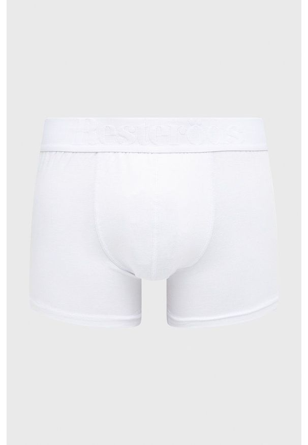 Resteröds Bokserki (3-pack) męskie kolor biały. Kolor: biały. Materiał: włókno, bawełna
