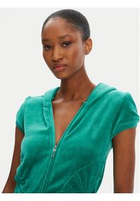 Juicy Couture Bluza Heritage JCGAS125021 Zielony Slim Fit. Kolor: zielony. Materiał: bawełna #5
