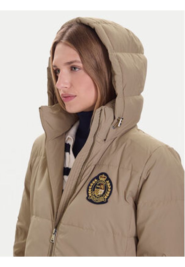 Lauren Ralph Lauren - LAUREN RALPH LAUREN Kurtka puchowa 297P04126002 Beżowy Regular Fit. Kolor: beżowy. Materiał: syntetyk