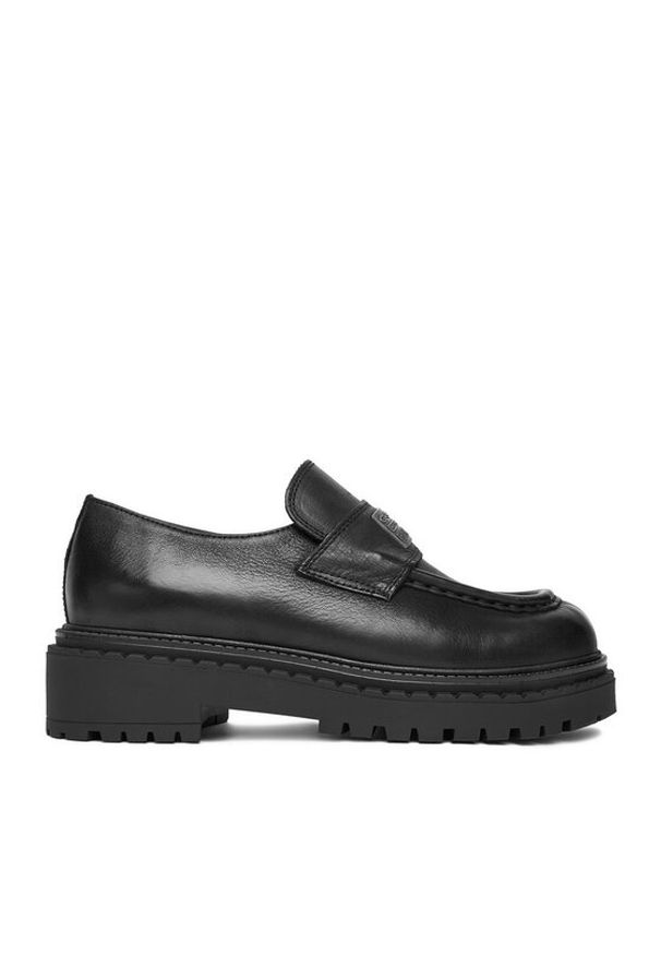 G-Star RAW - G-Star Raw Loafersy EO-DOLUNAY-25FW05 Czarny. Kolor: czarny. Materiał: skóra