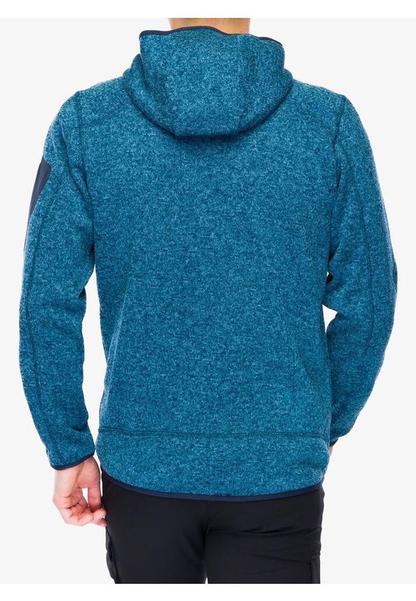 Kurtka polarowa męska CMP Borgis Fix Hood Jacket. Kolor: zielony. Materiał: polar