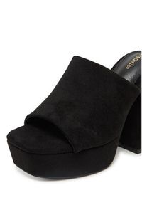 DeeZee Klapki F7979-1 Czarny. Kolor: czarny. Materiał: materiał #5