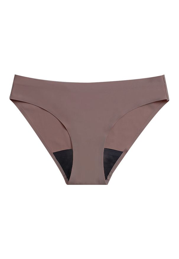 Intica - Figi menstruacyjne chłonne z oddychającego materiału Heliette. Materiał: materiał. Wzór: gładki