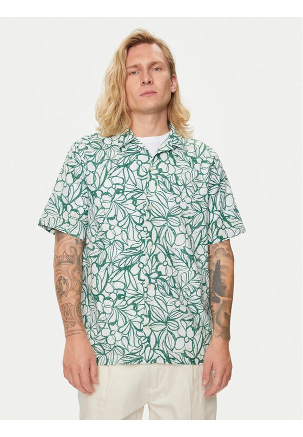 GAP - Gap Koszula 885310-07 Zielony Regular Fit. Kolor: zielony. Materiał: bawełna