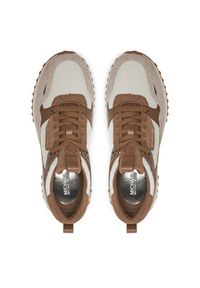 MICHAEL Michael Kors Sneakersy 43F4THFS2D Brązowy. Kolor: brązowy. Materiał: materiał #6