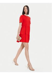 only - ONLY Sukienka codzienna May 15286934 Czerwony Regular Fit. Okazja: na co dzień. Kolor: czerwony. Materiał: bawełna. Typ sukienki: proste. Styl: casual #2