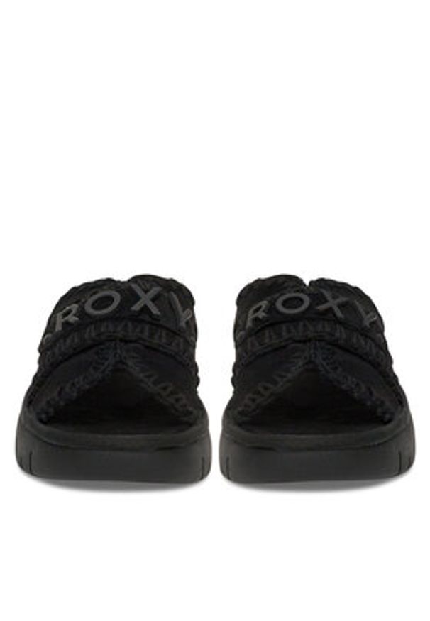 Roxy Klapki HY62277-5 Czarny. Kolor: czarny. Materiał: materiał