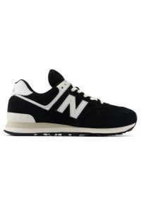 Buty unisex New Balance U574YCE – czarne. Kolor: czarny. Materiał: guma, zamsz, tkanina. Szerokość cholewki: normalna. Model: New Balance 574