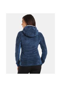 Bluza damska z kapturem Kilpi Norka. Typ kołnierza: kaptur. Kolor: niebieski #1