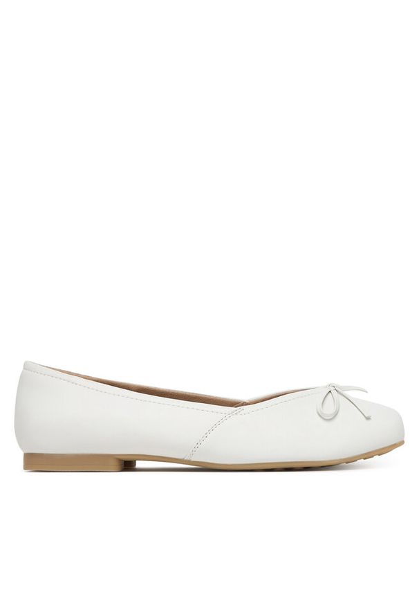 Baleriny Caprice. Kolor: biały