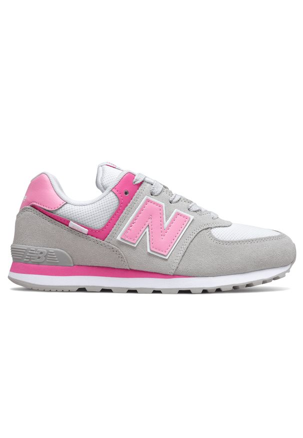 New Balance GC574SA2. Materiał: syntetyk, zamsz, materiał. Model: New Balance 574. Sport: turystyka piesza