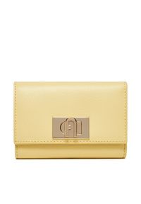 Furla Duży Portfel Damski 1927 WP00225 ARE000 3684S Żółty. Kolor: żółty. Materiał: skóra