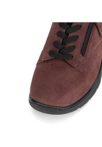 Go Soft Półbuty WI23-REBECA-21 Bordowy. Kolor: czerwony. Materiał: skóra, zamsz #3